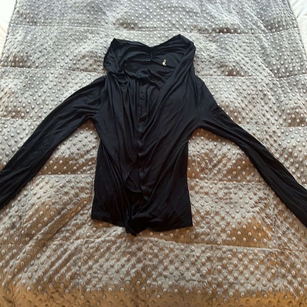 Black cardigan